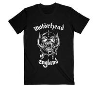 Motorhead - Camiseta England para Niños/Niñas (1-2 Años) (Negro)