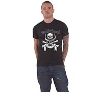 Motorhead Camiseta March or Die Lyrics Band Logo Nue oficial Hombre Negro, Negro , XL