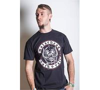 Motorhead - Motor Head, - Camiseta de, Biker Badge, Negro (Schwarz - Schwarz), Medium