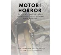 Motori HORROR, una collezione fotografica unica per gli amanti della meccanica: Idea regalo, Fotografie reali di motori moto rotti, grippati, fusi e distrutti.