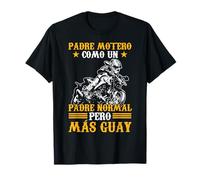 Motorista Moto Un Padre Más Guay Día Del Padre Motero Camiseta