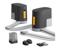 Motorización de puerta batiente conectada con brazos articulados: 2,5m/250kg por hoja - XB250 - Extel Umii - 761005