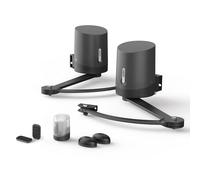 Avidsen 114202 Motorización conectada con Brazo articulado Orane Connect Puerta de hasta 2,5 m y 250 kg por batiente. con mandos a Distancia, luz Intermitente y un Juego de fotocélulas, Negro