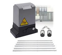 Motorización para puerta corrediza Kit completo para puerta corrediza Estantes incluidos, máx. 2000 kg, 750 W Abrepuertas Automático, Motor de puertas correderas