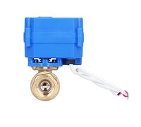 Motorized Ball Valve DN15 | DC 3-6V Brass Electric Water Valve | IP67 Protected Against Water for Hydraulic Systems/Water Treatment/Pipeline Control | 1.0MPa, 35cm Cable, BSP