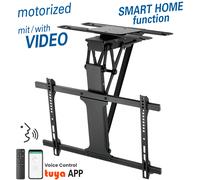 Motorized & folding suspension bracket for tv for screens 32' - 75'&nb