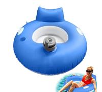 Motorized Pool Float, Inflatable Water Lounger, Powered Drifting Raft, 101cm, Comfortable Swim Recliner, Rechargeable Floating Seat, Blue Adult Size, for Beach Lake Tanning Summer Relaxation Tanning