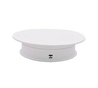 Motorized Rotating Display Stand, 360 Degree Adjustable Speed Revolving Base, Low Noise 2 Speed for Jewelry Watch Collectible Display(A)