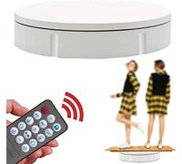 Motorized Turntable Display Remote, 30Cm Rotating Display Stand Electric Rotating Turntable 100Kg,360 Degree Rotating in Either Direction For Product Display, LJJY-KK