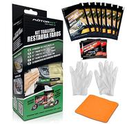 Motorkit Kit de Toallitas Restaura Faros, Limpieza y Protección, Elimina Oxidación, Arañazos y Amarilleamiento, Restaura la Transparencia en 2 Faros de Coche