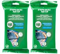 Motorkit, Toallitas de Tejido Biodegradable para Cristales de Coche MTK 30 uds. (Paquete de 2)