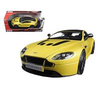 MotorMax 1/24 Scale Metal Model 79322 Aston Martin V12 Vantage S - Yellow / Gold
