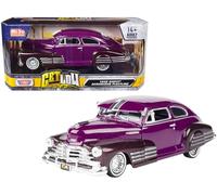 Motormax 79027 Chevy Aerosedan Fleetside Lowrider Purple Metallic y Dark Purple Metallic Two Tone Get Low Series 1/24 Diecast Model Car by Motormax