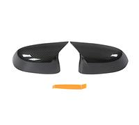 MotorMinds 2 uds. Tapas de cubierta de espejo retrovisor de puerta lateral de coche estilo fibra de carbono reemplazo impermeable para X3 G01 2018+
