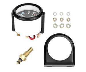 MotorMinds Calibre de Temperatura del Agua, 2 Pulgadas de 52 Mm de Camión Universal LED LED Digital Water Tempermo Herramienta de Instrumento