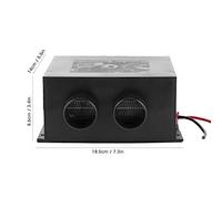 MotorMinds Descongelador de Automóvil, 12V 600W Calentador de Automóvil 2 Orificios Calentador de Calentamiento Rápido de Invierno Portátil Eliminación de Escarcha Silencioso Universal