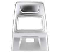 MotorMinds Embellecedor de ventilación trasera, pegatina cromada, Material ABS de primera calidad, cubierta de salida de aire trasera para coche, marco decorativo protector para BM