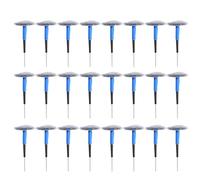 MotorMinds Kit de Parches para Neumáticos de 24 Piezas, Goma de Parche Universal para Reparación de Pinchazos de Neumáticos sin Cámara para Coche y Motocicleta (36 * 4mm)