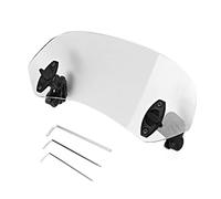 MotorMinds Motocicleta Parabrisas, Clip Ajustable de Motocicleta Universal en Accesorios del Parabrisas del Deflector de Viento del Parabrisas