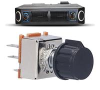MotorMinds Reemplazo Universal del Interruptor del Ventilador del Aire Acondicionado de CA Giratorio de 4 Velocidades para FreightlinerINM2G754A