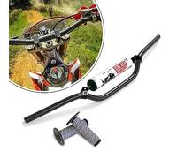MOTOROFF Manillar de motocicleta de 7/8 pulgadas con almohadilla de espuma, manubrio compatible con CRF YZF KXF KLX RMZ DRZ Pit Dirt Bike Motocross (negro)