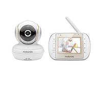 Motorola Baby MBP30A Video Baby Monitor con Unidad de Padres de Mano de 3", blanco