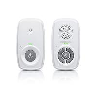 Motorola Baby Nursery AM21/MBP21 - Vigilabebés Audio Digital con tecnología DECT para la vigilancia de Audio, Alcance de 300 Metros, Micrófono de Alta sensibilidad, Blanco