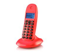 motorola C1001LB+ Cereza / Teléfono fijo inalámbrico