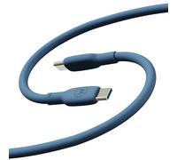 Motorola - Cable de Carga Rápida Original USB-C a USB-C 2m 5A 100W TurboPower - Silicona Ultra Resistente, Azul