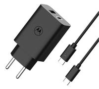Cargador Motorola 1xUSB A y 1x USB-C de 50 W