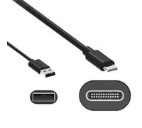 Motorola Chargers - Cable de datos/carga USB-A a USB-C de 1 M (SKN6473A).