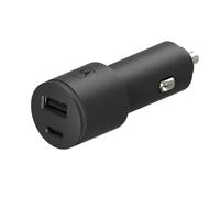 Motorola Chargers -Cargador rápido de Doble Puerto USB PD de 45 W (USB-A y C) Adaptador de Corriente para vehículo/Cargador de teléfono *****Solo Adaptador*****