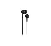 Motorola Sound Earbuds 105 - Auriculares internos con Cable - Micrófono Integrado - Sonido nítido - Incl. 6 Almohadillas de Silicona - Negro