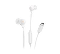 Motorola Sound Earbuds 3C-S Auriculares In-Ear con Micrófono, Ajuste Cómodo, Llamadas Manos Libres, Sonido de Alta Definición, Diseño de Ajuste Seguro, Conector USB-C, Color Blanco