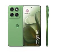 Motorola Edge 60 16GB (8GB+8GB RAM Boost)/512GB Shamrock, Pantalla Super HD de 6,67”con Cuatro Bordes curvos, Cámara Sony LYTIA™ 700C de 50MP, Moto ai, Durabilidad Militar, Batería 5200 mAh