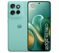 Motorola Edge 60 Neo - Smartphone 5G, 6.36" P-OLED 120Hz, 12+256GB, Triple Cámara 50MP, Android 15, 5000 mAh, IP68, Turquesa PANTONE Frostbite