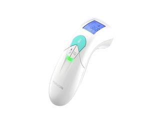 Motorola Lifestyle MBP66NT Termometro Infrarrojos - sin contacto para la frente de adultos y bebés con pantalla LCD - 2 Colores - Temperaturas del Cuerpo, de los Alimentos y de los Fluidos, blanco