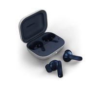 Motorola Moto Buds: Auriculares inalámbricos, Sonido de óptima Calidad y Audio de Alta resolución, cancelación Activa de Ruido dinámica, integración óptima con el ecosistema Moto, Azul Marino