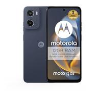 Motorola Moto g05 4GB/256GB Azul, España, Pantalla Brillante de 6.67", Sistema de cámaras de 50 MP, Modo Retrato con IA, Textura Soft Luxe, Corning Gorilla Glass 3, batería 5200 mAh