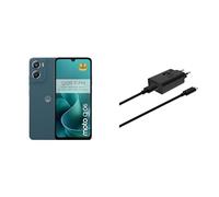Motorola Moto G06 Tapiz Azul 4+256 + Moto Charging Adaptor, 120 Voltios