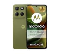 Motorola Moto g15 12GB (4GB+8GB RAM Boost)/128GB Verde, España, Pantalla de 6,72” FHD+, Sistema de cámaras de 50 MP y Objetivo Ultra Gran Angular, Batería 5200 mAh, Carga TurboPower, Cuero Vegano