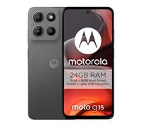 Motorola moto g15 17,1 cm (6.72") SIM doble Android 15 4G USB Tipo C 8 GB 128 GB 5200 mAh Gris
