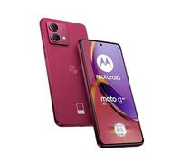 Motorola Moto g84 5G (pantalla de 6,5" FHD+, cámara dual de 50 MP, 12/256 GB, 5000 mAh, Android 13) Viva Magenta incluye funda protectora y adaptador para coche