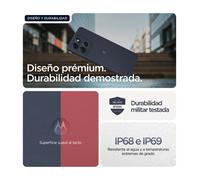 Lenovo moto g86 5G - PANTONE Spellbound Procesador MediaTek Dimensity 7300 2,50 GHz , Android 15 or Later, 256 GB - PB7L0086SE