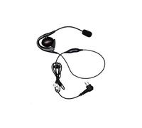 Motorola Motorola Auricular con contorno de oreja y micrófono PTT para DP1400 Contorno de oreja con micrófono ajustable y PTT integrado en la línea y función