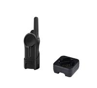 Motorola Motorola CLR446 + Cargador Pack de walkie-talkie compacto y cargador individual de batería sola o dentro de la radio para una comunicación libre entre