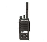 Motorola Motorola DP2600E UHF Walkie-talkie digital y analógico, UHF - Pantalla y 128 canales. Características mejoradas. Solución escalable