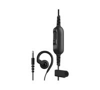 Motorola Motorola microauricular de contorno de oreja Microauricular con soporte en la oreja, pinza para asegurarlo, micro y PTT en línea