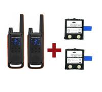 Motorola Talkabout T82 two-way radios 16 canales 446 - 446.2 MHz Negro, Naranja