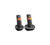 Motorola - MOTOROLA TELEFONO INALAMBRICO E202 NEGRO DECT DUO DIGITAL KIT DOS UNIDADES